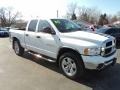 2005 Bright White Dodge Ram 1500 SLT Quad Cab 4x4  photo #22