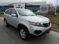 2012 Bright Silver Kia Sorento LX  photo #1