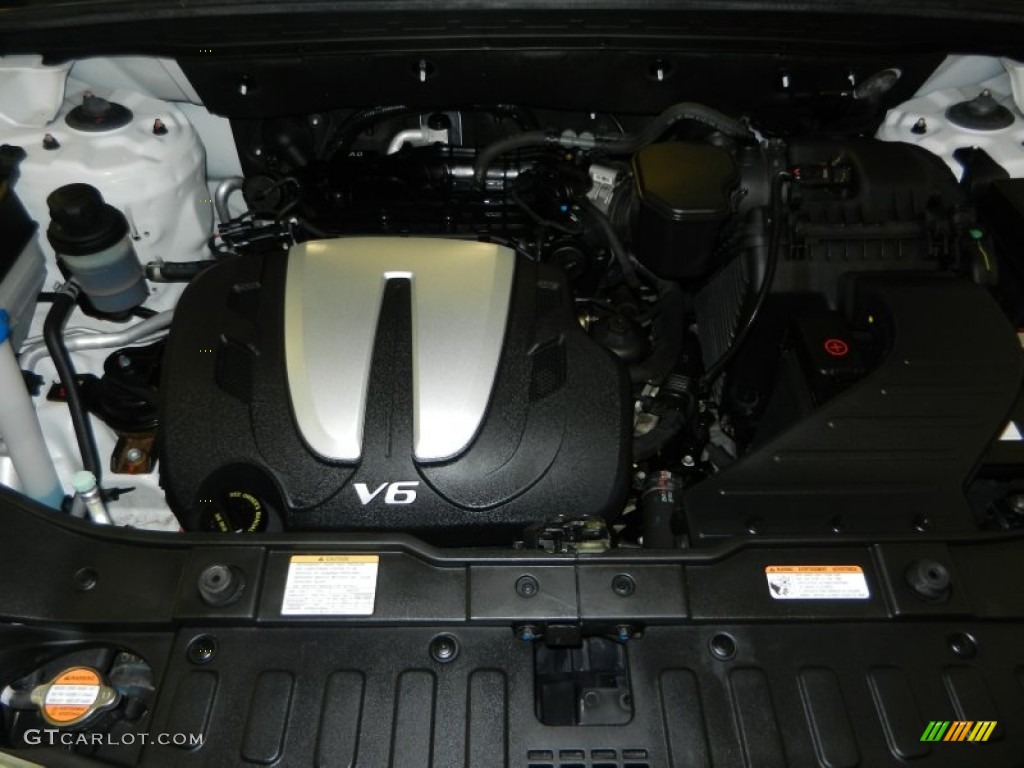 2011 Sorento EX V6 AWD - Snow White Pearl / Black photo #10