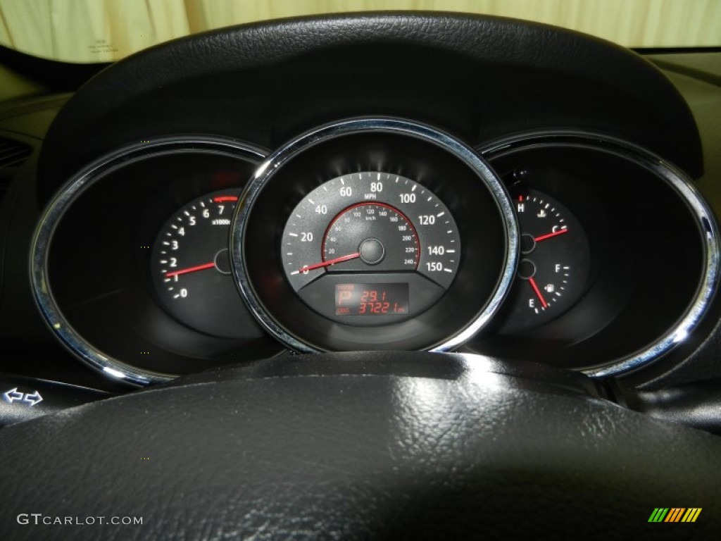 2011 Sorento EX V6 AWD - Snow White Pearl / Black photo #12