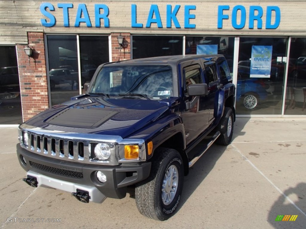 All-Terrain Blue Hummer H3