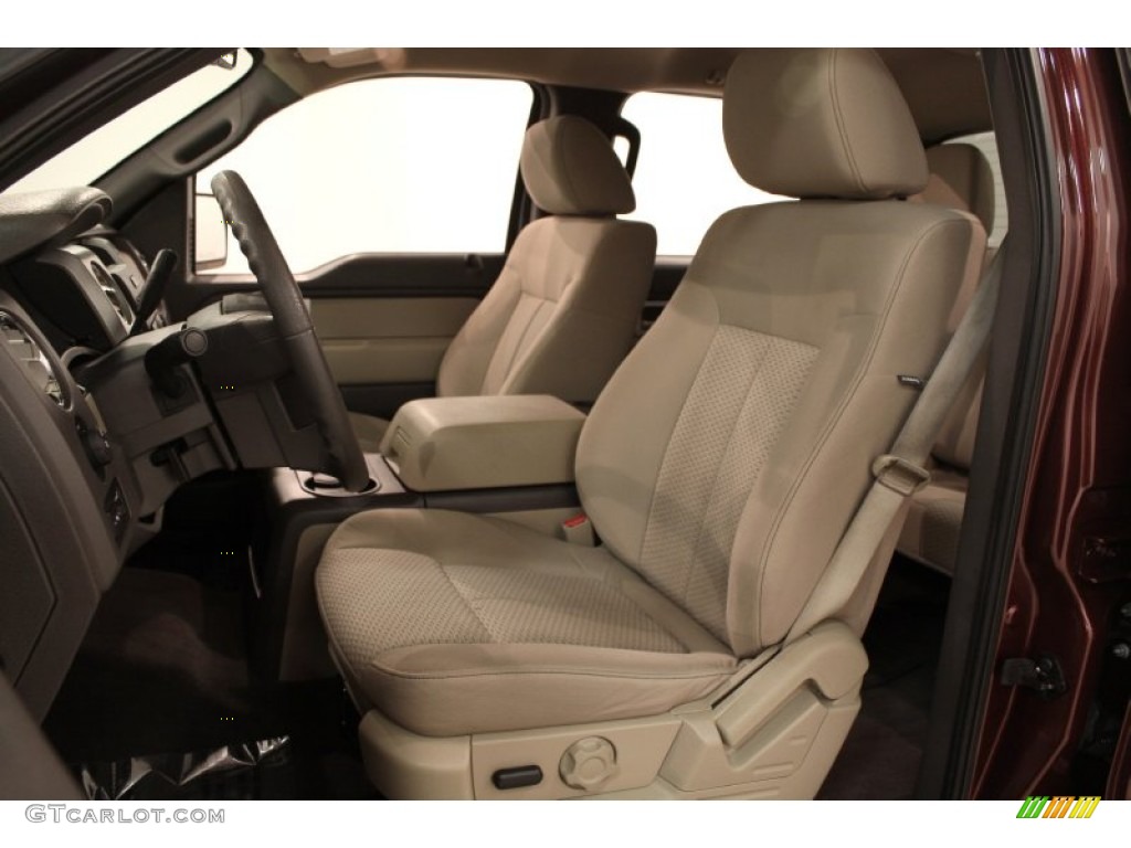 Tan Interior 2010 Ford F150 XLT SuperCrew 4x4 Photo #79121721