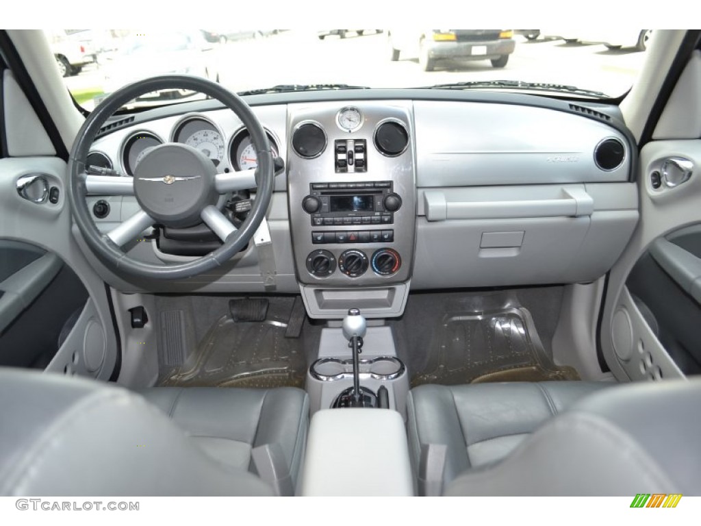 2008 Chrysler PT Cruiser Limited Turbo Pastel Slate Gray Dashboard Photo #79121790