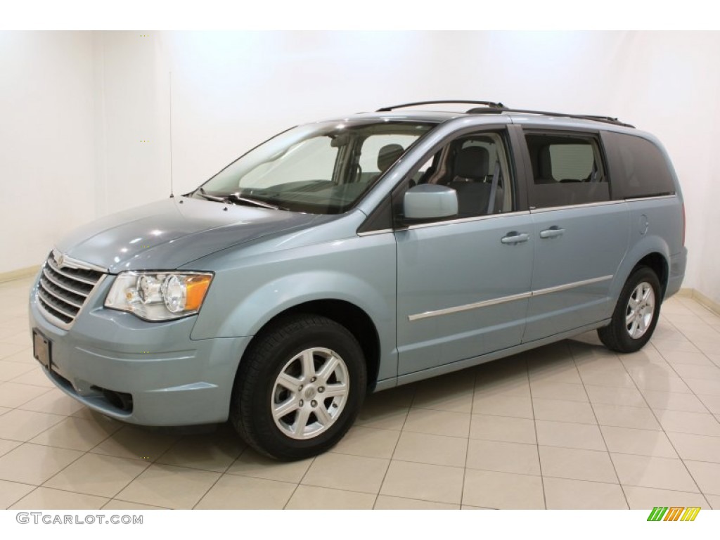 Clearwater Blue Pearl 2010 Chrysler Town & Country Touring Exterior Photo #79122452