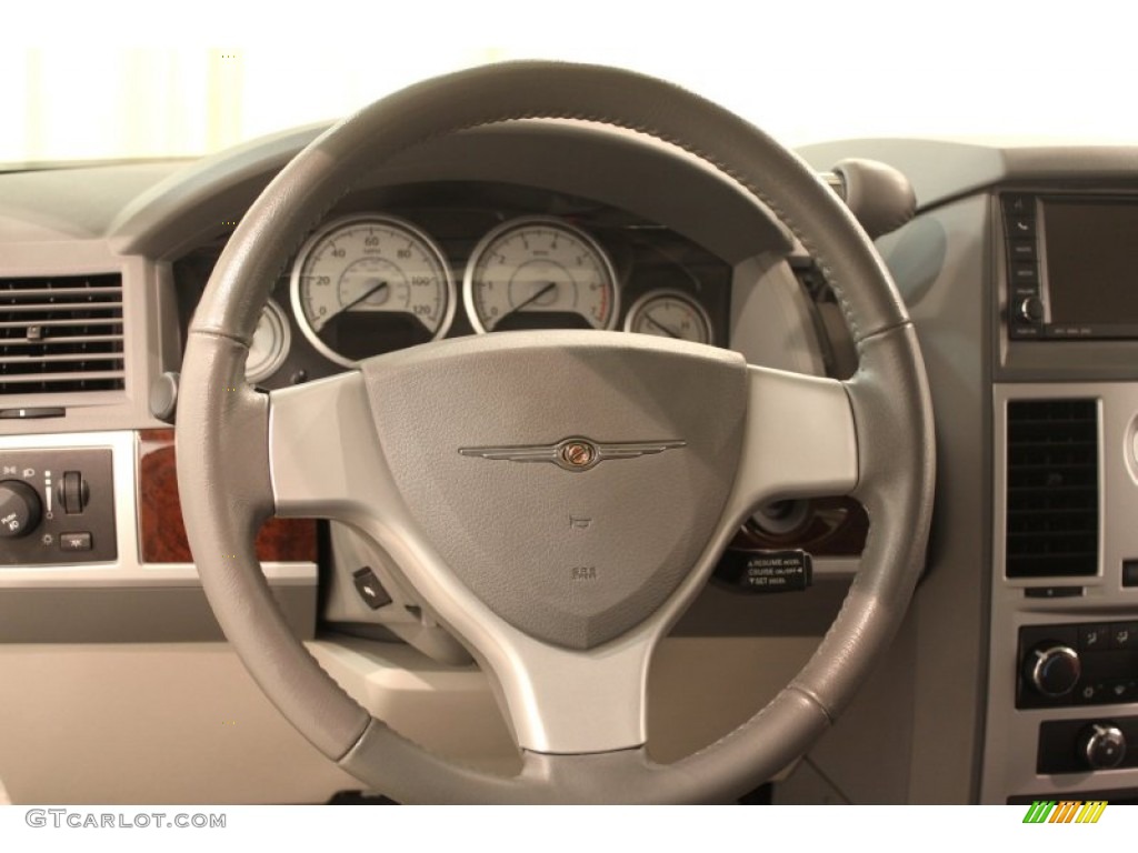 2010 Chrysler Town & Country Touring Medium Slate Gray/Light Shale Steering Wheel Photo #79122499