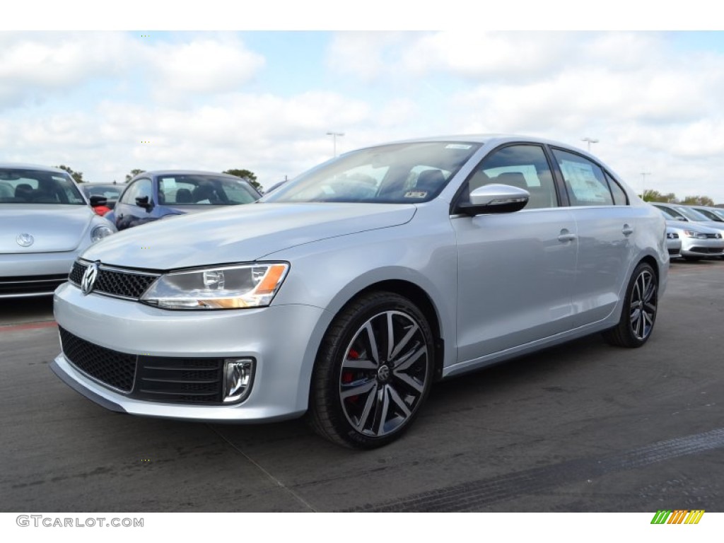 2013 Jetta GLI Autobahn - Frost Silver Metallic / Titan Black photo #1