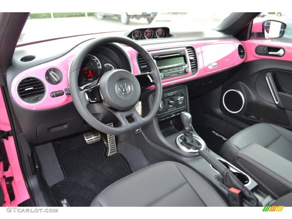 2013 Beetle Turbo Convertible - Custom Pink / Titan Black photo #6