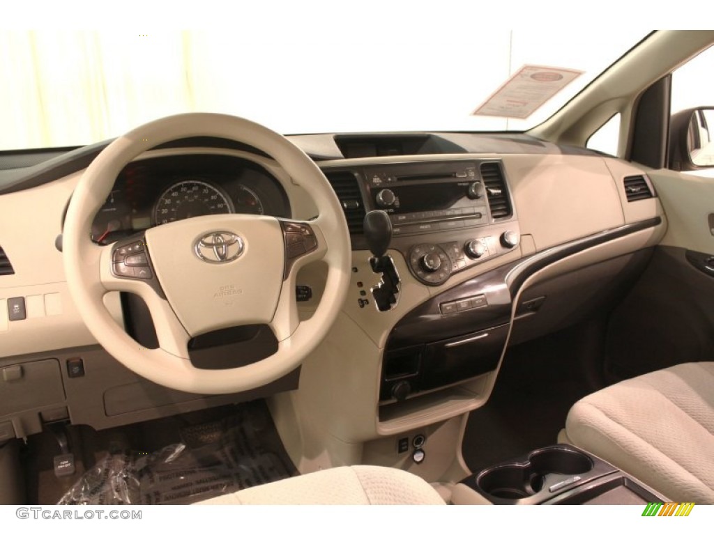 2011 Sienna LE - Sandy Beach Metallic / Bisque photo #6