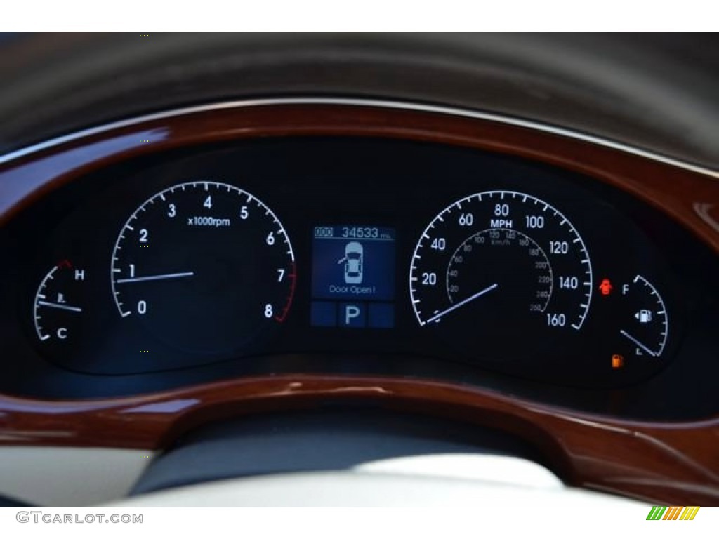2012 Hyundai Genesis 3.8 Sedan Gauges Photo #79123885