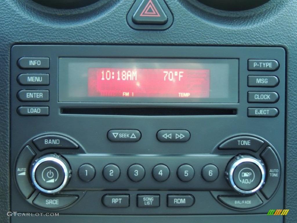 2007 Pontiac G6 GTP Sedan Audio System Photos