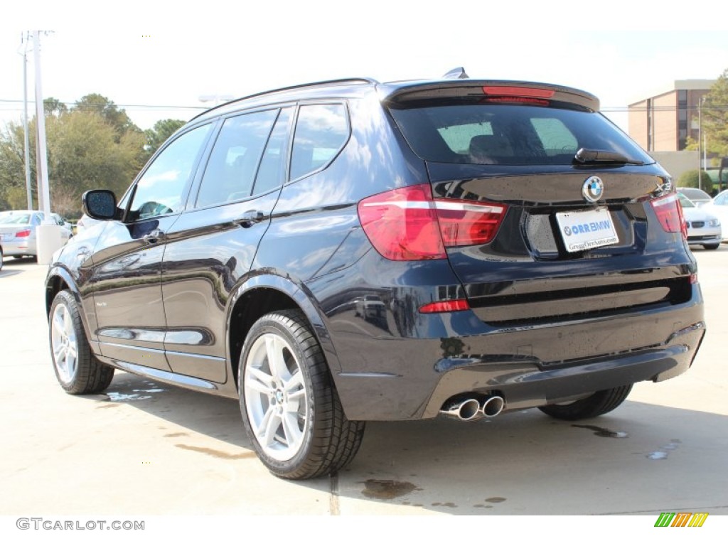 2013 X3 xDrive 35i - Carbon Black Metallic / Oyster photo #3