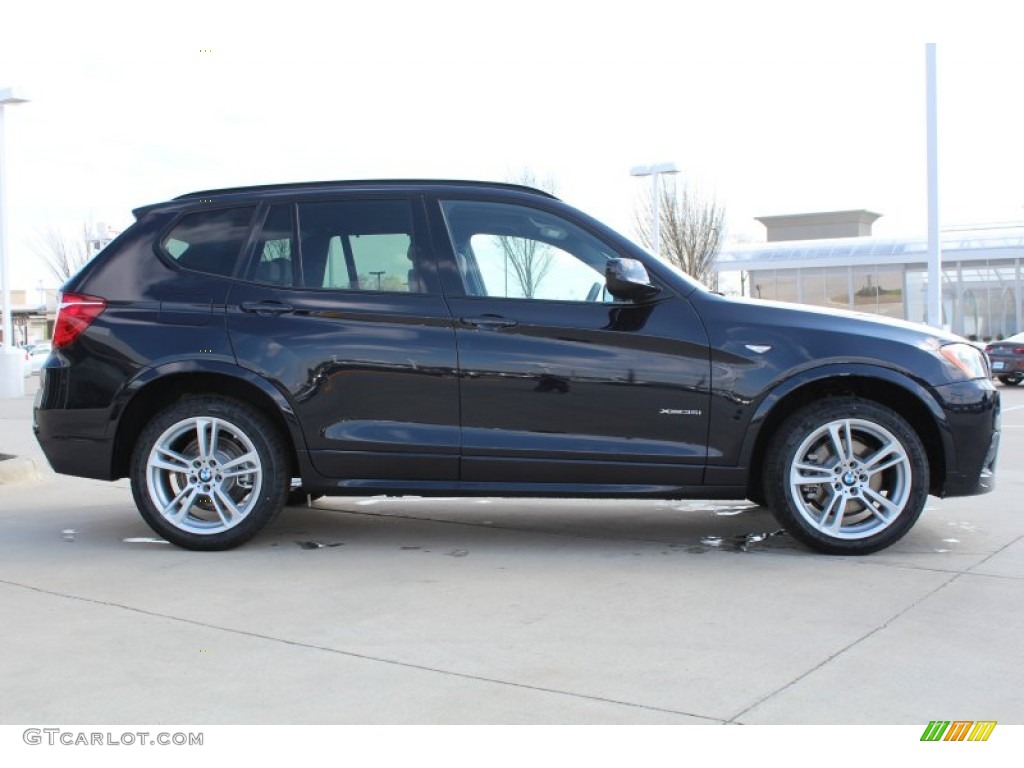 2013 X3 xDrive 35i - Carbon Black Metallic / Oyster photo #6