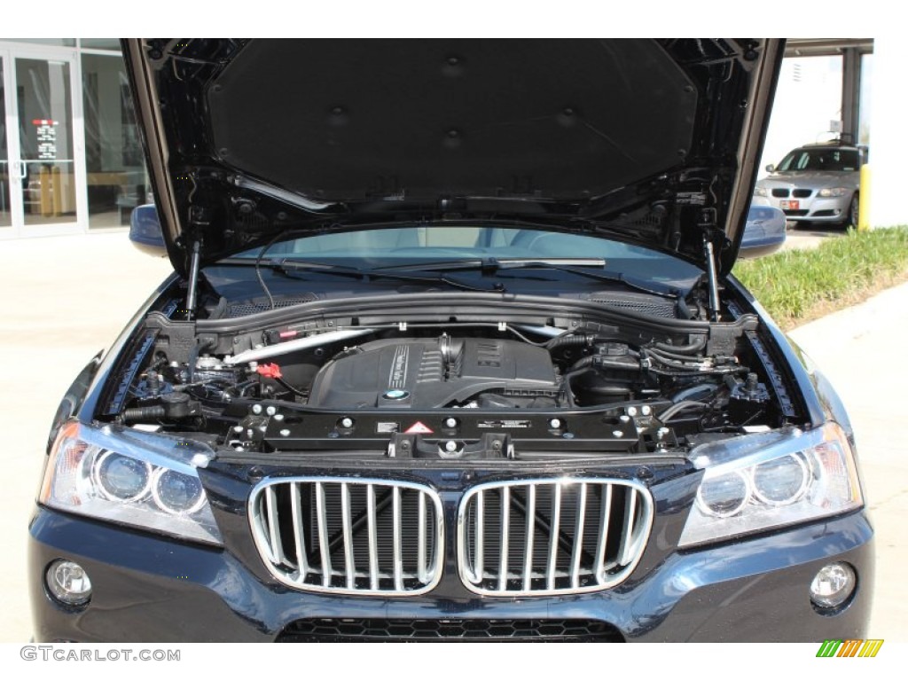 2013 X3 xDrive 35i - Carbon Black Metallic / Oyster photo #9