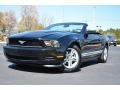 Black 2012 Ford Mustang V6 Convertible