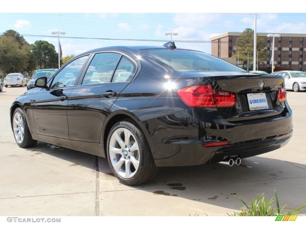 2013 3 Series 328i Sedan - Jet Black / Venetian Beige photo #3