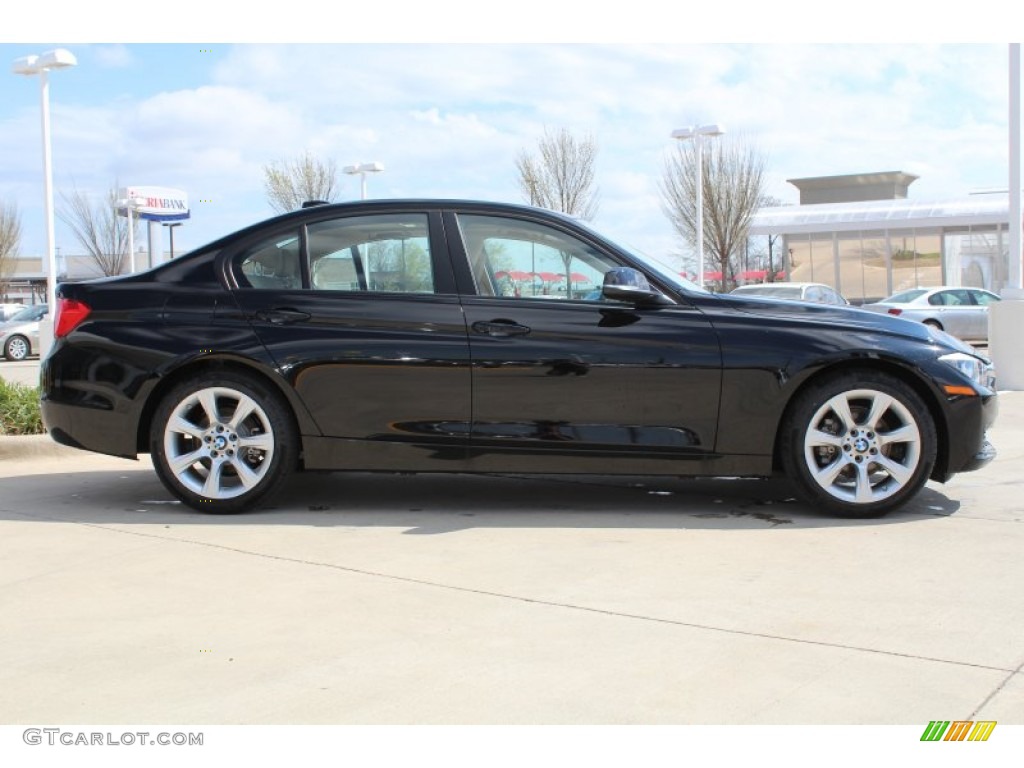 2013 3 Series 328i Sedan - Jet Black / Venetian Beige photo #6