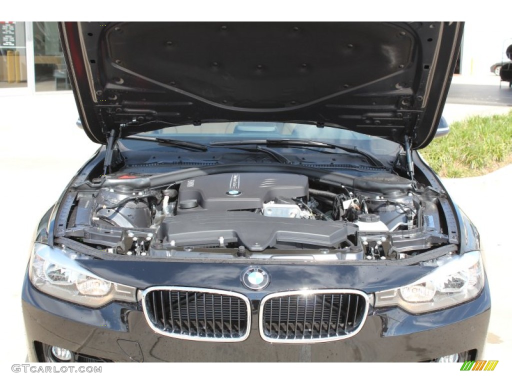 2013 3 Series 328i Sedan - Jet Black / Venetian Beige photo #9