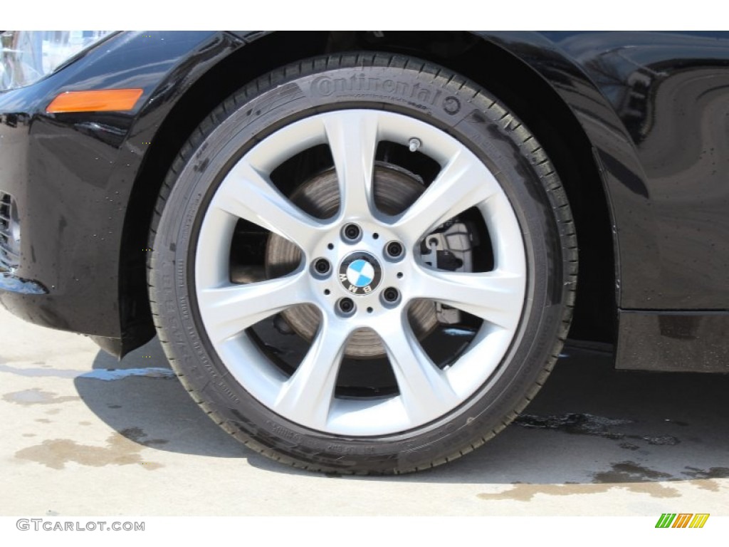 2013 3 Series 328i Sedan - Jet Black / Venetian Beige photo #11
