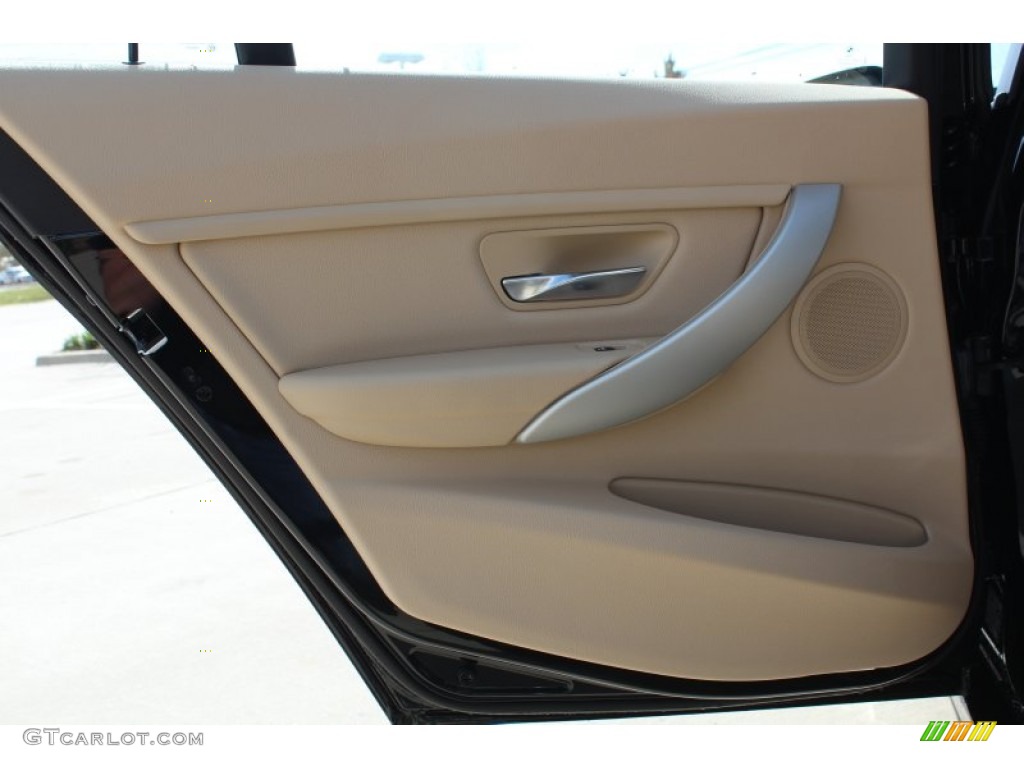 2013 3 Series 328i Sedan - Jet Black / Venetian Beige photo #17