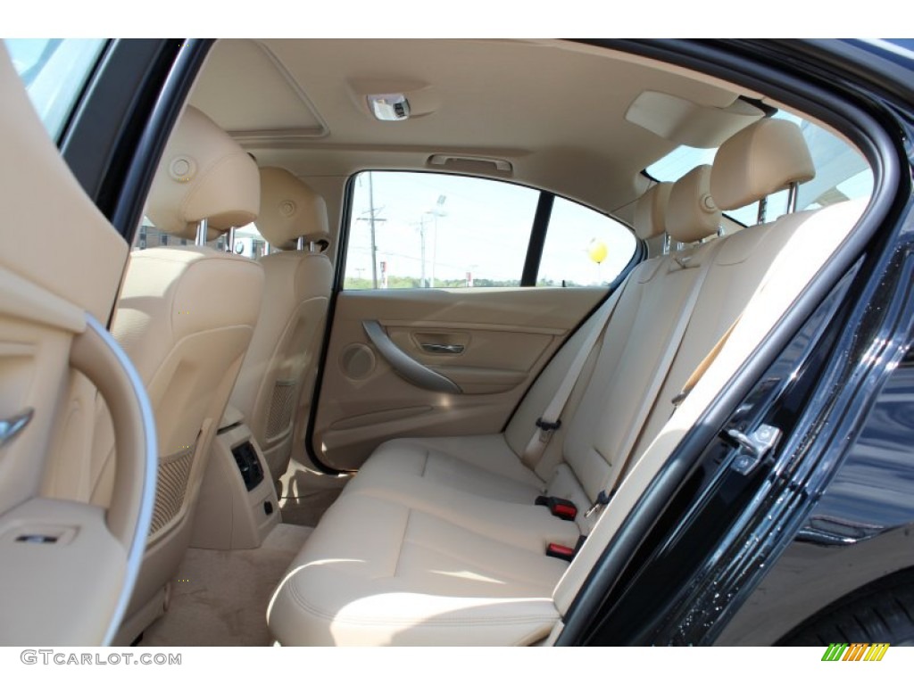 2013 3 Series 328i Sedan - Jet Black / Venetian Beige photo #18