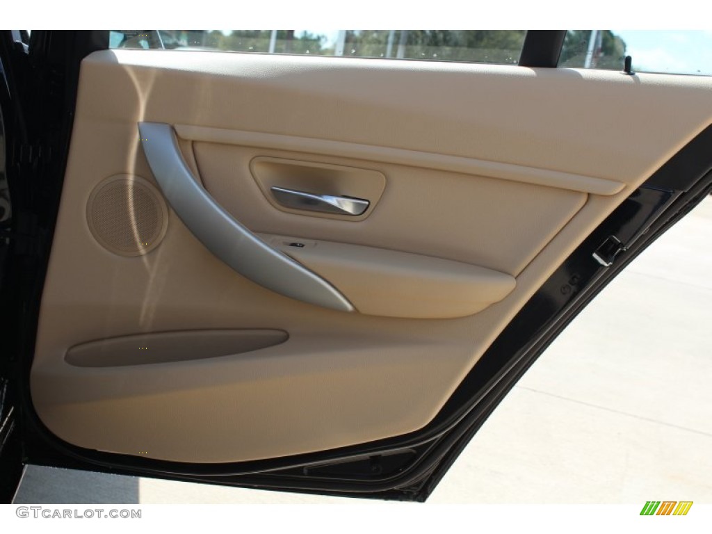 2013 3 Series 328i Sedan - Jet Black / Venetian Beige photo #19