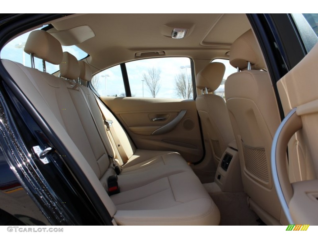 2013 3 Series 328i Sedan - Jet Black / Venetian Beige photo #20