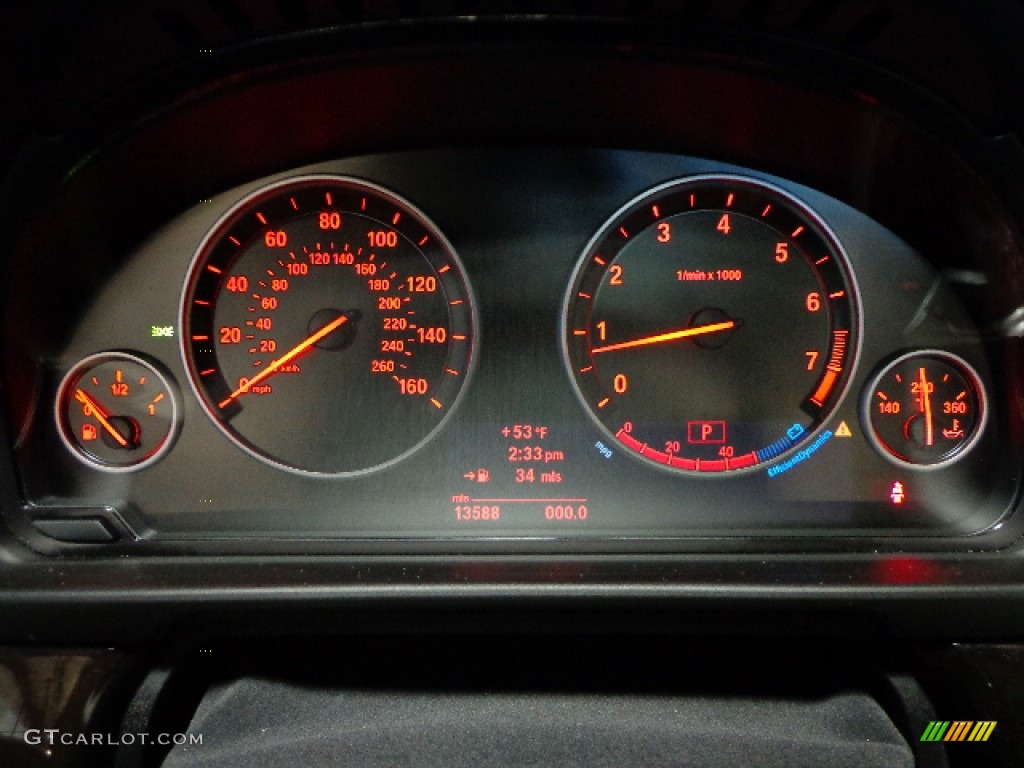 2012 BMW 5 Series 550i xDrive Sedan Gauges Photos