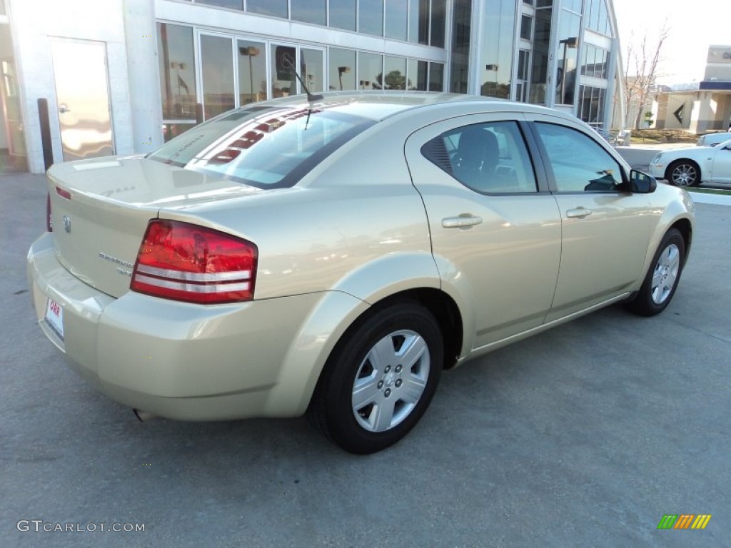 2010 Avenger SXT - White Gold / Dark Slate Gray photo #3