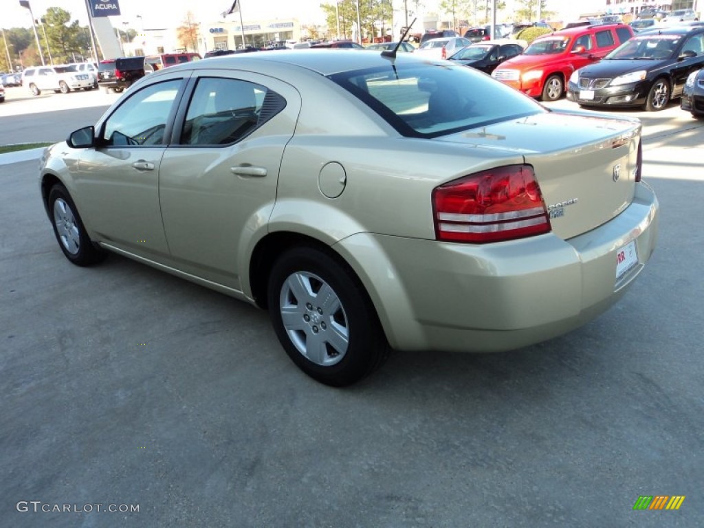 2010 Avenger SXT - White Gold / Dark Slate Gray photo #4