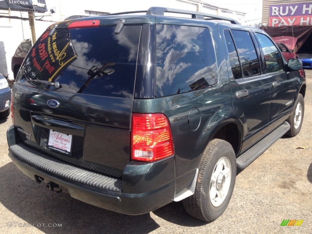 2004 Explorer XLT 4x4 - Aspen Green Metallic / Medium Parchment photo #4