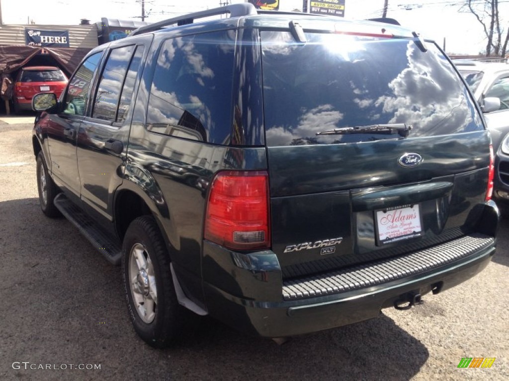 2004 Explorer XLT 4x4 - Aspen Green Metallic / Medium Parchment photo #6