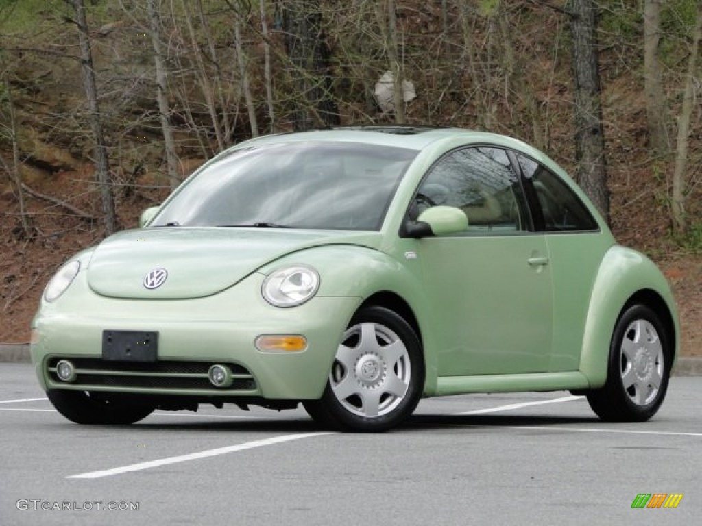 Cyber Green Metallic 2001 Volkswagen New Beetle GLS Coupe Exterior Photo #79129074