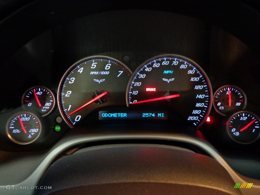 2012 Chevrolet Corvette Grand Sport Convertible Gauges Photo #79133628