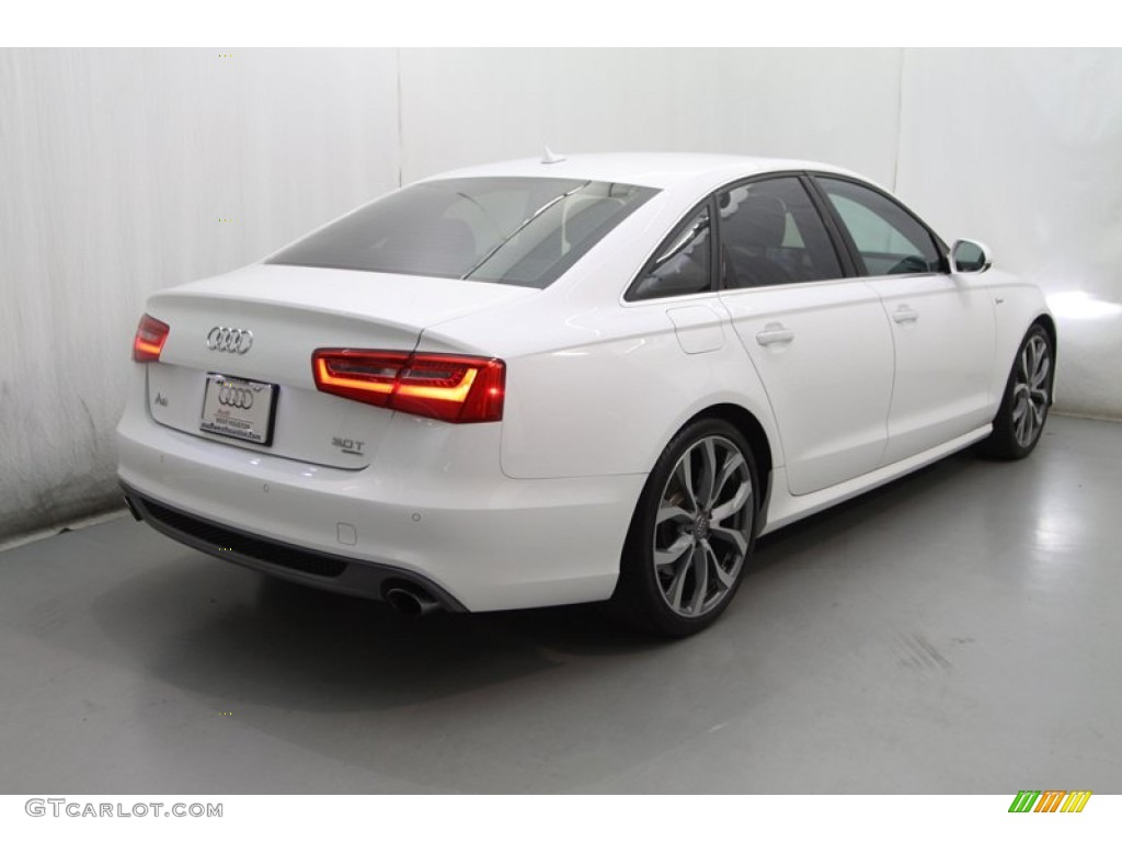 2012 A6 3.0T quattro Sedan - Glacier White Metallic / Nougat Brown photo #7
