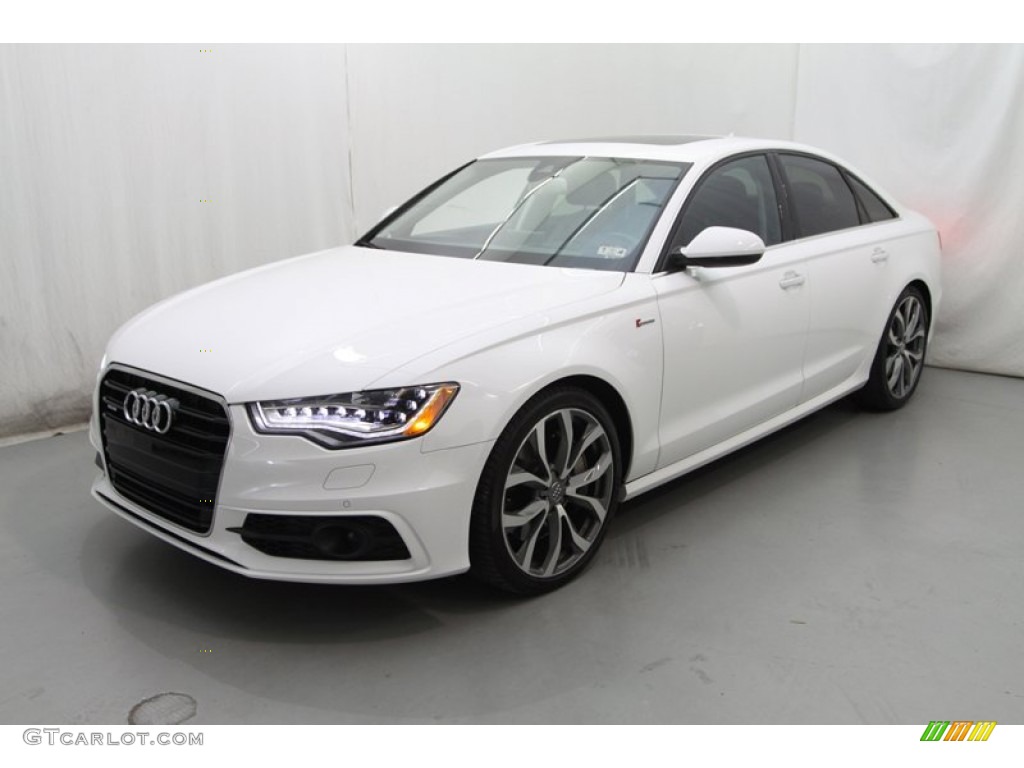 Glacier White Metallic 2012 Audi A6 3.0T quattro Sedan Exterior Photo #79134169