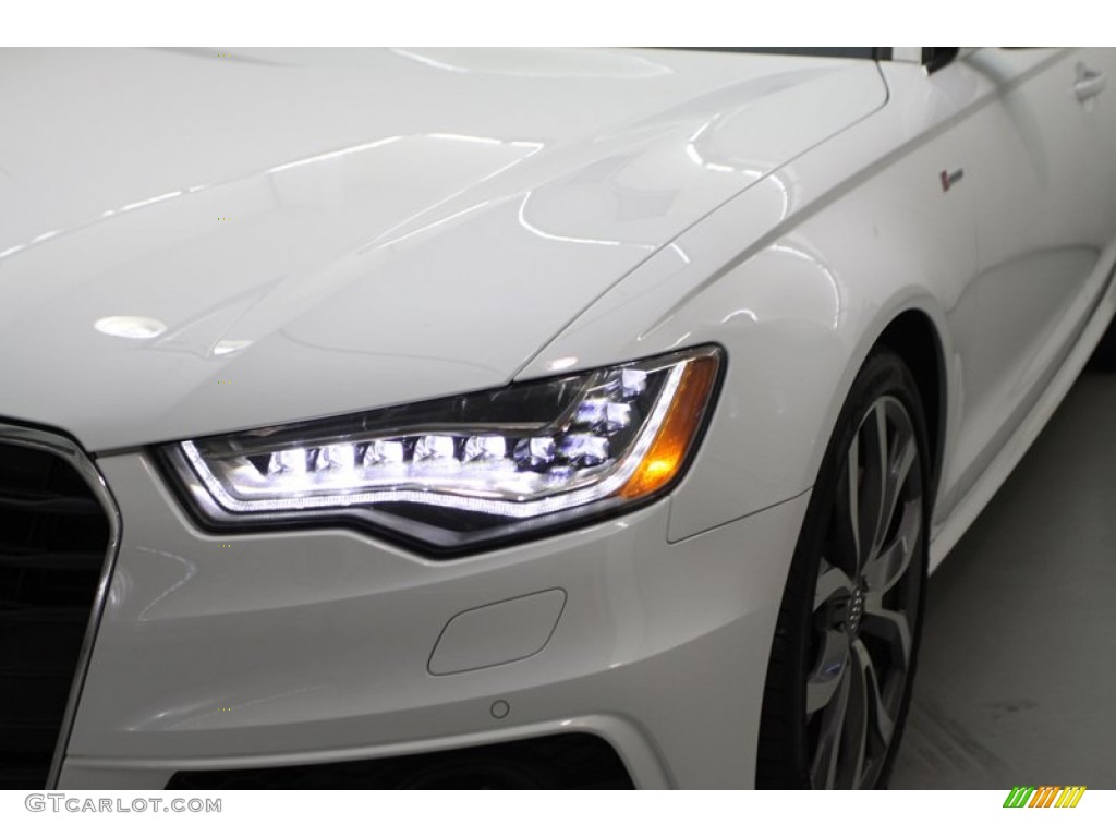 2012 A6 3.0T quattro Sedan - Glacier White Metallic / Nougat Brown photo #14