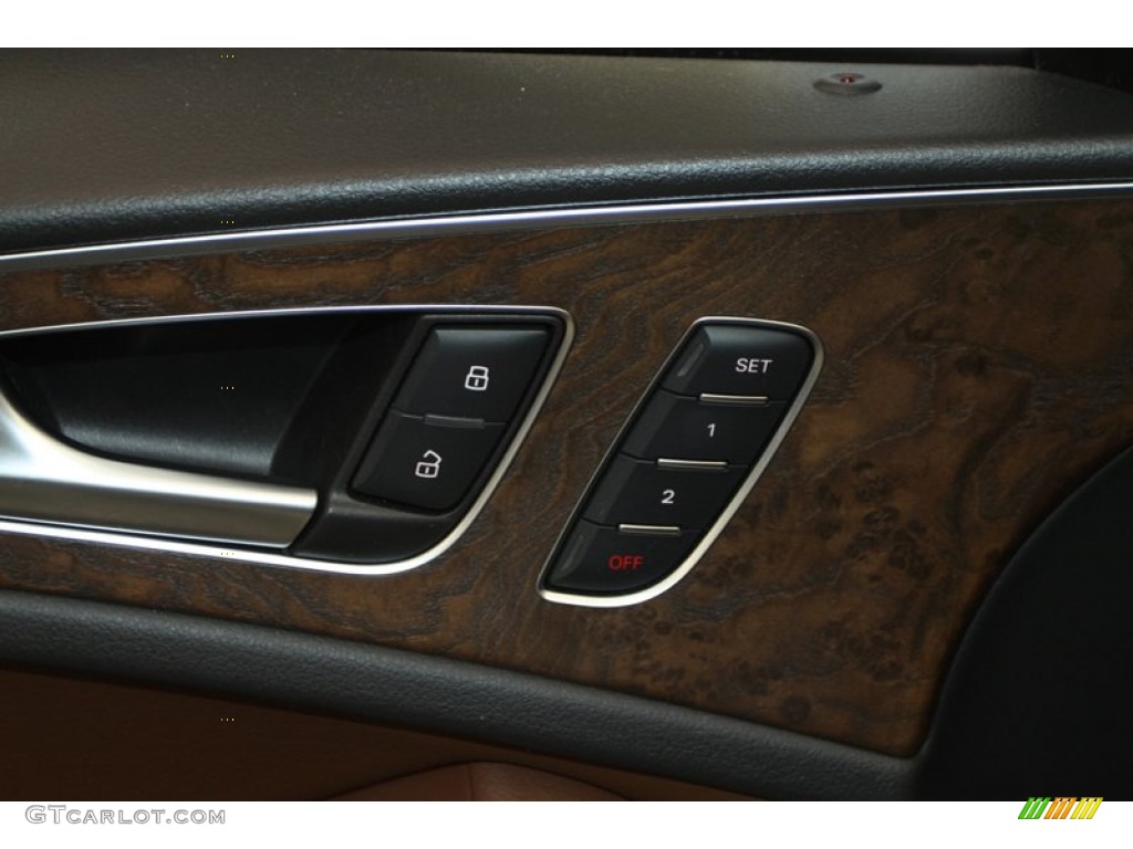 2012 A6 3.0T quattro Sedan - Glacier White Metallic / Nougat Brown photo #26