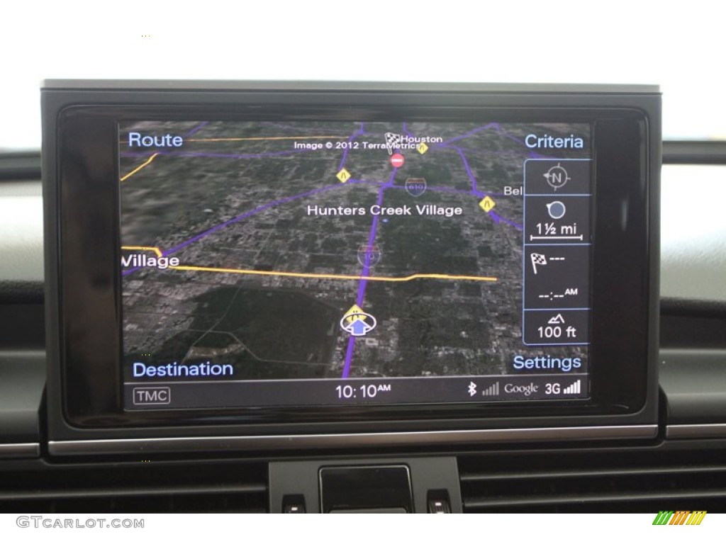 2012 Audi A6 3.0T quattro Sedan Navigation Photo #79134486