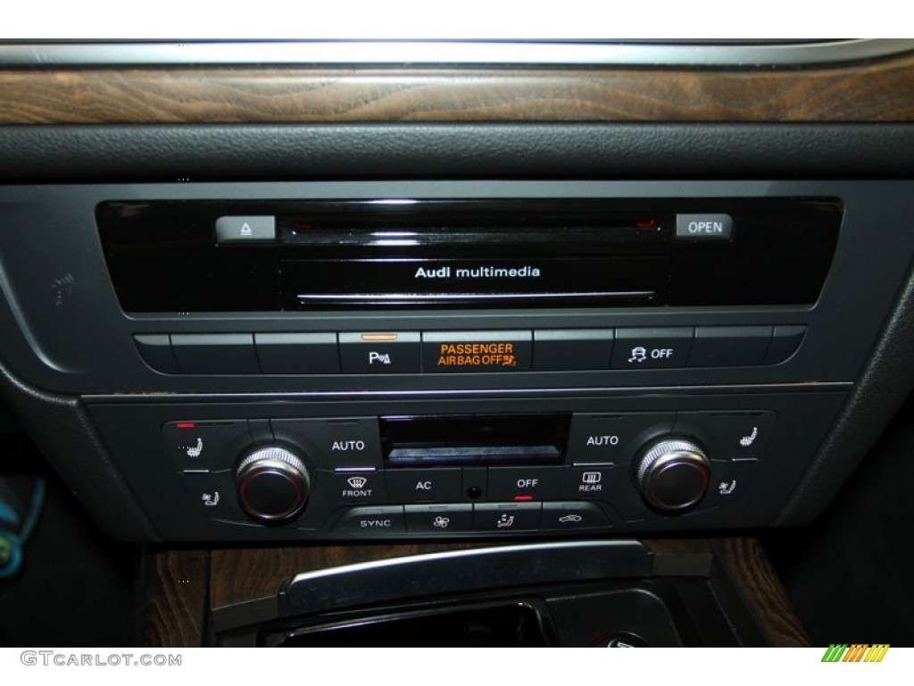 2012 A6 3.0T quattro Sedan - Glacier White Metallic / Nougat Brown photo #38