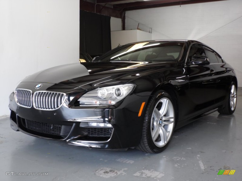 Jet Black 2013 BMW 6 Series 650i Gran Coupe Exterior Photo #79135290