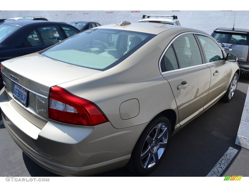2007 S80 3.2 - Shimmer Gold Metallic / Sandstone Beige photo #2