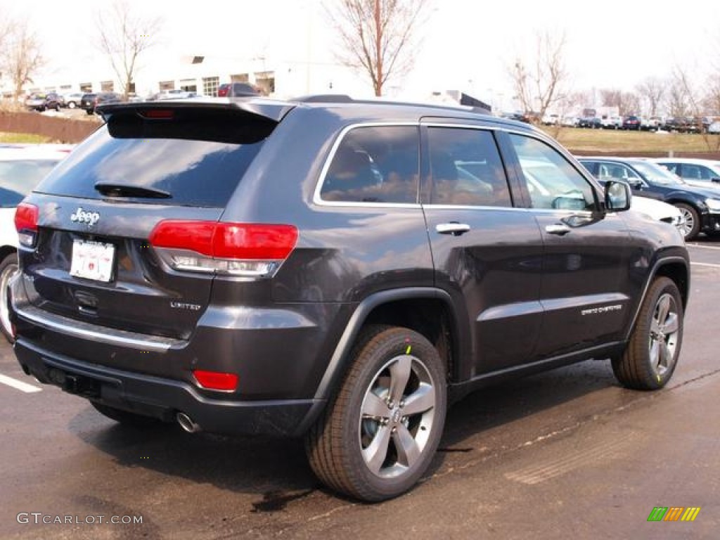 2014 Grand Cherokee Limited 4x4 - Granite Crystal Metallic / Morocco Black photo #3