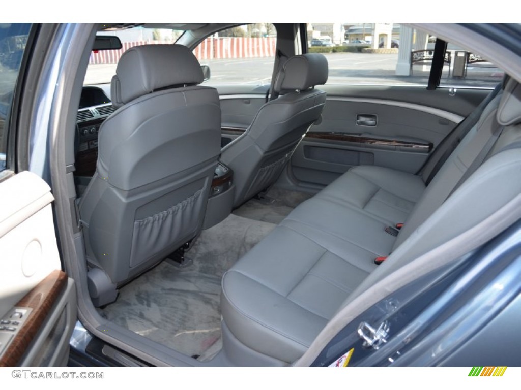 2006 BMW 7 Series 750Li Sedan Rear Seat Photo #79136475