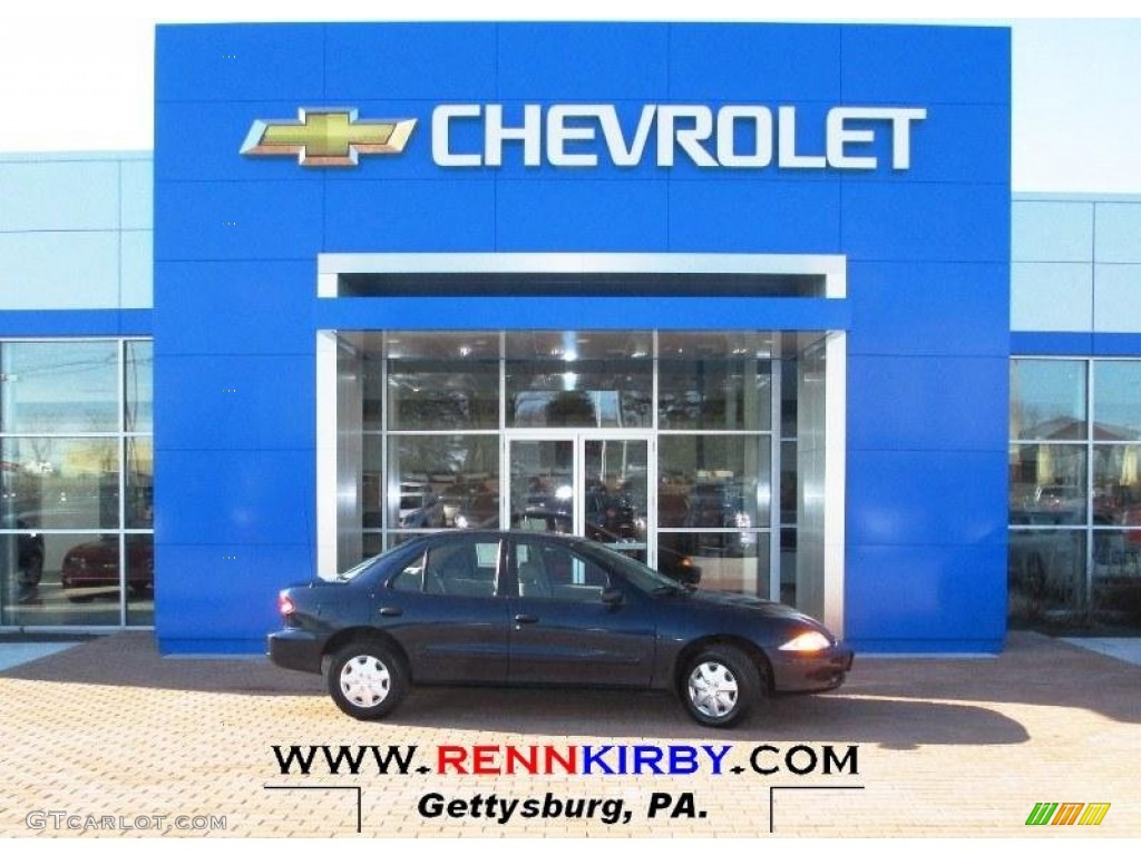2001 Cavalier Sedan - Indigo Blue Metallic / Neutral photo #1