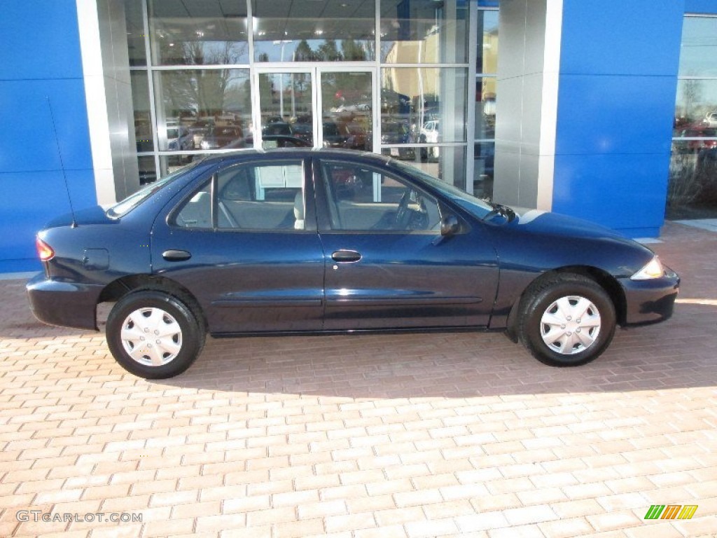 2001 Cavalier Sedan - Indigo Blue Metallic / Neutral photo #3