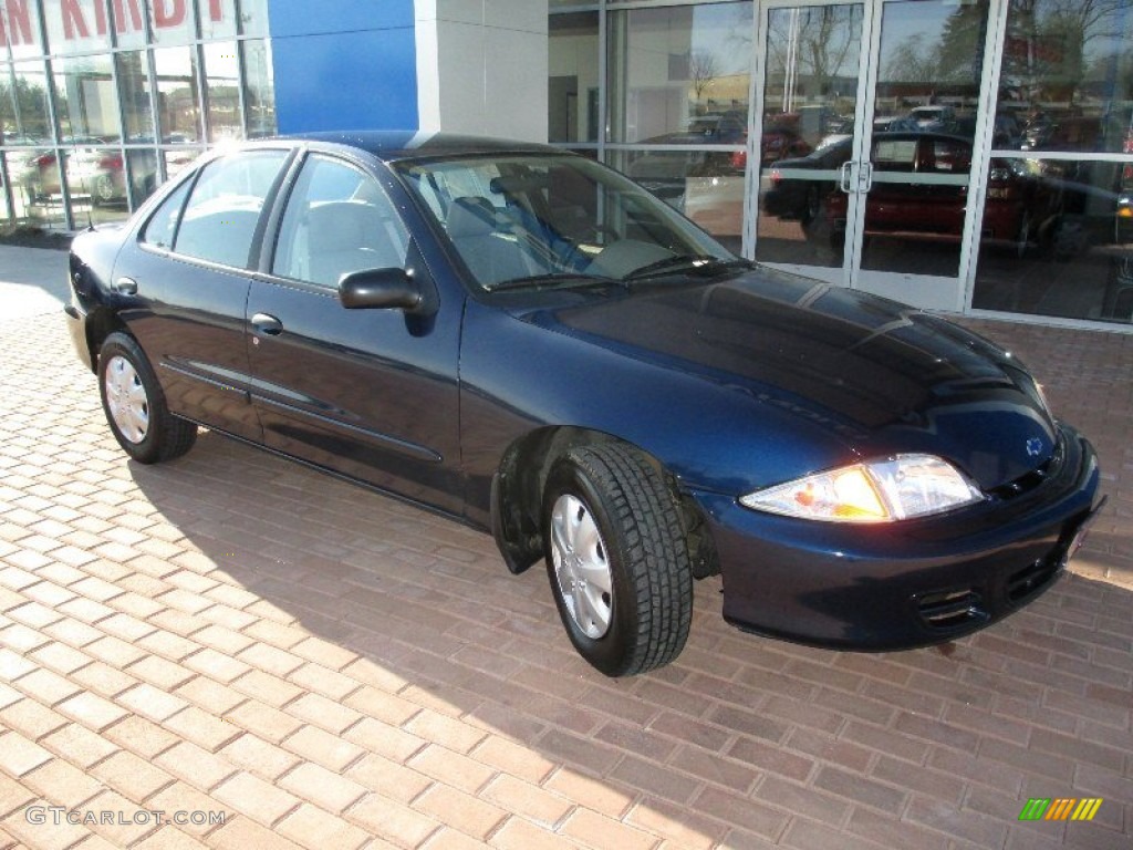 2001 Cavalier Sedan - Indigo Blue Metallic / Neutral photo #13