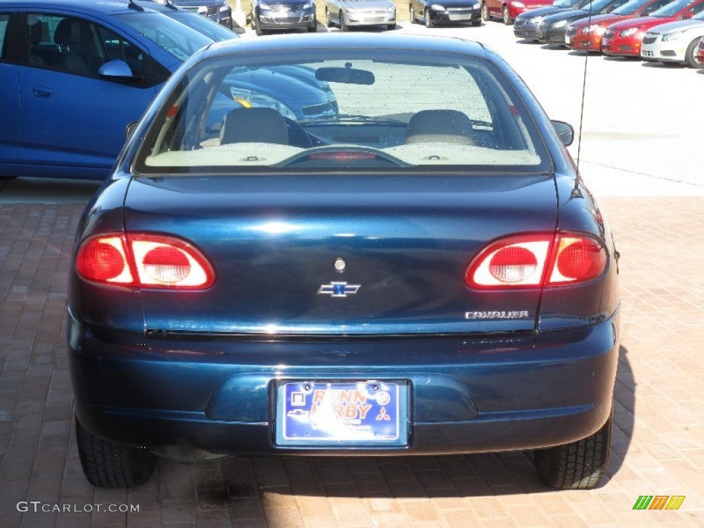 2001 Cavalier Sedan - Indigo Blue Metallic / Neutral photo #14