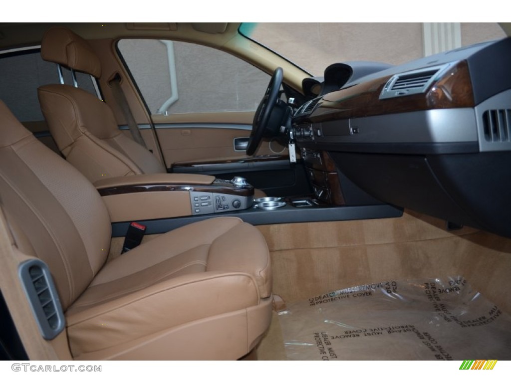 2005 7 Series 745Li Sedan - Black Sapphire Metallic / Black/Black photo #14