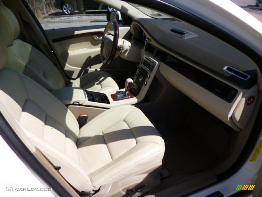 2007 S80 V8 AWD - White Pearl / Sandstone Beige photo #10