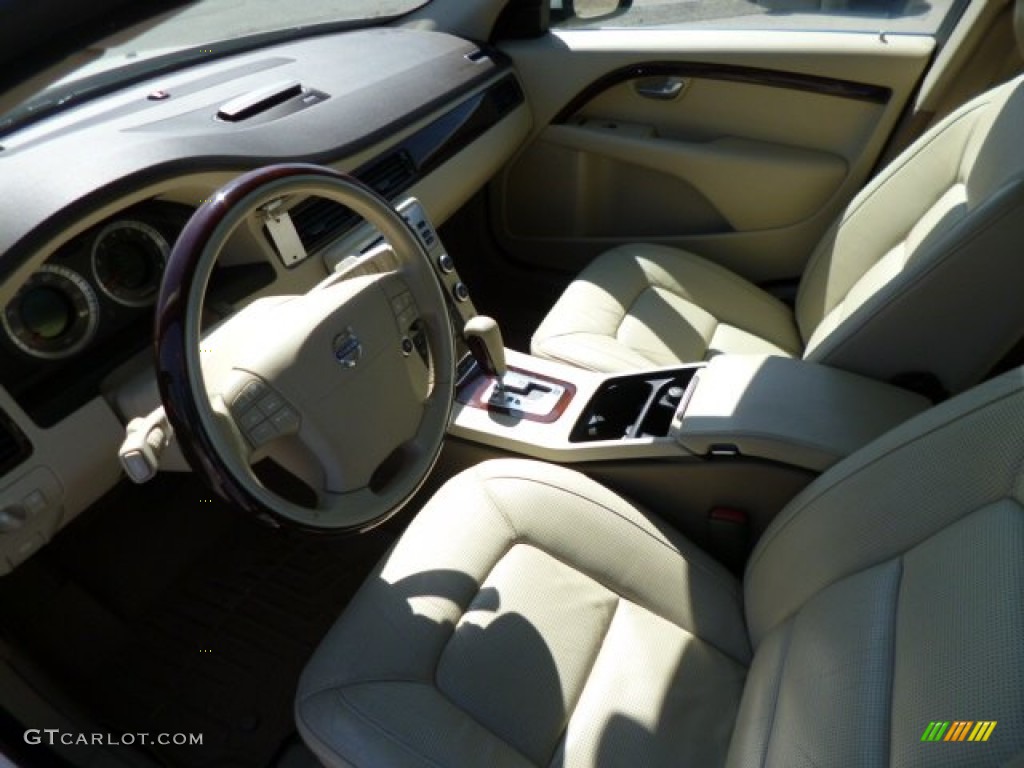 2007 S80 V8 AWD - White Pearl / Sandstone Beige photo #17